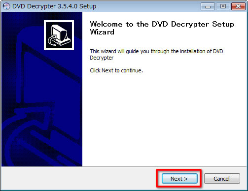 DVDdecrypterインストーラ－